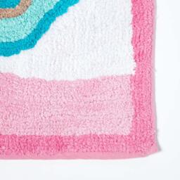 Cotton Tufted Pink Butterfly Children Rug - Pink - thumbnail 2