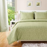 Duvet Cover Sets Paisley Printed - Green / King