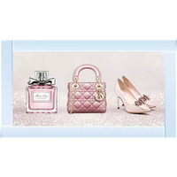 Miss Diva hangdog  shoe collection Glitter Liquid Wall Art Dcor - Silver