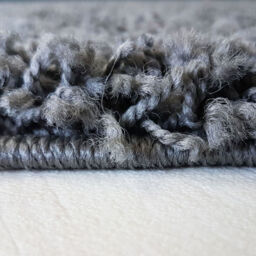 Myshaggy Circle Collection Rug  - Dark Grey - thumbnail 4