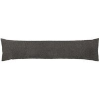 Malham Reversible Boucle Fleece Draught Excluder - Granite