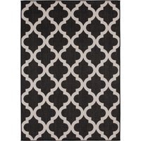 Ecology Collection Moroccon Outdoor Rug - Black / 140cm - image 1