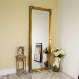 Hamilton Vintage Gold Antique Design Full Length Mirror - Gold - thumbnail 2