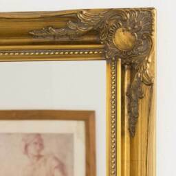 Hamilton Vintage Gold Antique Design Full Length Mirror - Gold - thumbnail 4