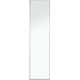 Over-the-Door Metal Full Length Mirror - Black - thumbnail 5