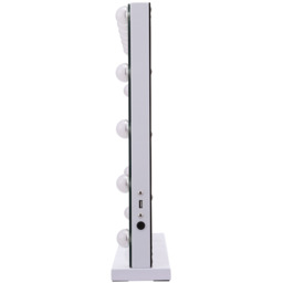 Rectangle Hollywood Vanity Mirror with Lights - White - thumbnail 4