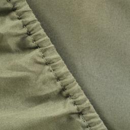 Plain Fitted Bed Sheet - Woodland Green / Polyester / Single - thumbnail 2