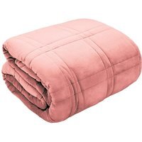 Velour Weighted Blanket - Blush / 150cm