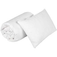 Homescapes Kids 10.5 Tog Super Microfibre Duvet Pillow Set - White