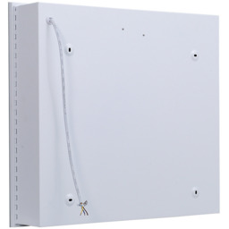 Bathroom Mirror Cabinet with Shaver Socket and Lights - Silvery White - thumbnail 2
