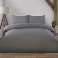 Cooling Cotton Duvet Set - Grey / Single