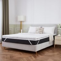 All seasons memory foam mattress topper - White / 122cm
