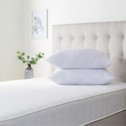 Slumberdown Perfectly Bouncy Pillow Pair - White - thumbnail 2