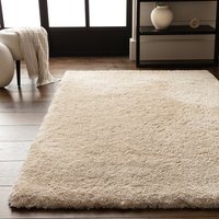Opulence Natural Luxury Soft Shaggy Rug - Beige / 230cm