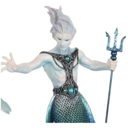 Water Elemental Wizard Figurine Anne Stokes Collectible - Blue - thumbnail 2