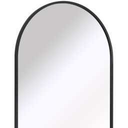 Arcus Metal Framed Arched Leaner Wall Mirror - Black / 200cm - thumbnail 5