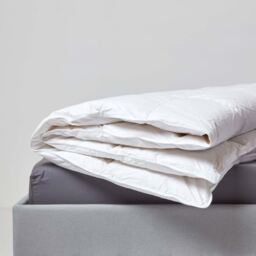 Homescapes Goose Feather and Down 13.5 Tog Winter Duvet - White / Single - thumbnail 3