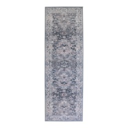 Modern Maestro Traditional Vintage Area Rug - Grey/Pink / 67x300cm - thumbnail 3