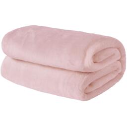 Super Soft Fleece Blanket - Pink / 200cm / Medium - 150 x 200cm / Machine Wash at 30 degrees - thumbnail 4
