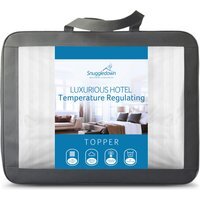 Luxurious Hotel Temperature Control Mattress Topper - White / Super King