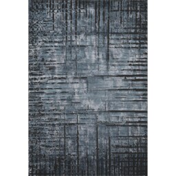 Belgravia Living Room Area Rug Metallic Sheen Contemporary Modern Nexus Design - Navy / 290cm - thumbnail 2