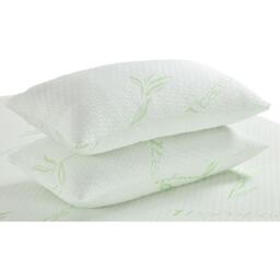 Memory Foam Bamboo Pillow - 1 pack - White - thumbnail 2