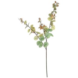 Artificial Autumn Eucalyptus Foliage Stem 100cm - Red - thumbnail 4