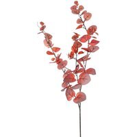 Artificial Autumn Eucalyptus Foliage Stem 100cm - Red - thumbnail 1