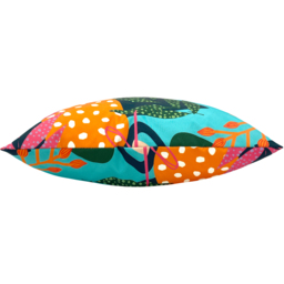 Tropical Floral Outdoor Cushion - Multicolour - thumbnail 2