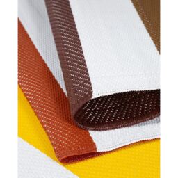 Rainbow Collection Modern Outdoor Rug - Yellow / 150cm - thumbnail 3
