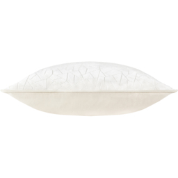 Malans Cut Velvet Piped Cushion Cover - Milk - thumbnail 2