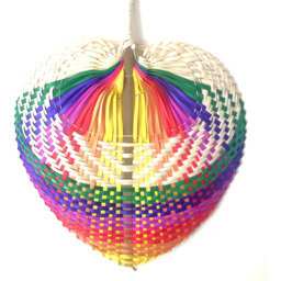 Bamboo Fan Rainbow Stripe - multi - thumbnail 4
