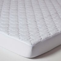 Luxury Triple Fill Mattress Protector - White / Continental Single