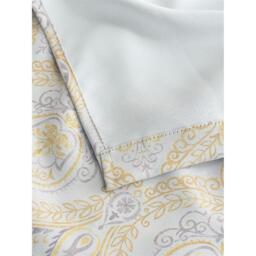 Victoria Room Darkening Ring Top Curtains - Ochre / 168cm / 229cm - thumbnail 4