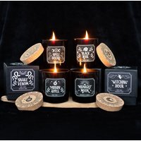 Midnight Ritual Candle Set Enchanting Fragrance - Black