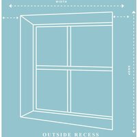 Made To Measure Faux Wood Tape Venetian Blind - Dark Grey / 10 - 120 cm / 10 - 210 cm - image 1