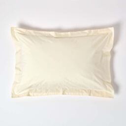 200 Thread Count Egyptian Cotton Oxford Pillowcase - Cream - thumbnail 3