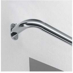 25-28mm Room Darkening Extendable Curtain Pole - Satin Silver - Satin Silver / 120cm - thumbnail 2