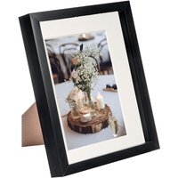 "3D Box Photo Frame - 8 x 10"" with 5 x 7"" Mount - Black" - thumbnail 1