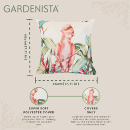 Cockatoo Printed Garden Scatter Cushion Covers - Cockatoo  / Cockatoo / 1 - thumbnail 4