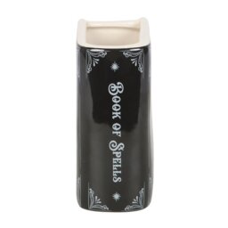 Magical Book of Spells Ceramic Flower Vase Gothic Decor Gift - Black - thumbnail 2