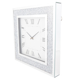 Glamour Crushed Crystal Clock - thumbnail 3