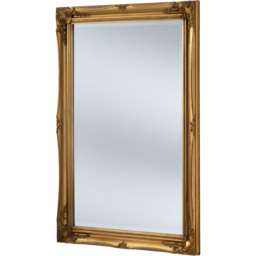 French Style Carved Wall Mirror Gold - Gold / 90x65cm - thumbnail 5