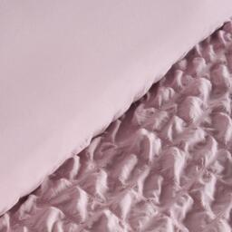Geo Seersucker Duvet Set - Blush Pink / King - thumbnail 4