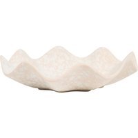 Orla Wavy Ceramic Bowl - Cream