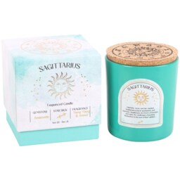 Zodiac Gemstone Scented Candle And Jar - Sagittarius - thumbnail 2