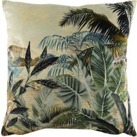 Kibale Scene Tropical Cushion - Multicolour / Polyester - thumbnail 1