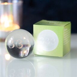 Divine Guidance 333 Angel Number Crystal Ball - Grey - thumbnail 2