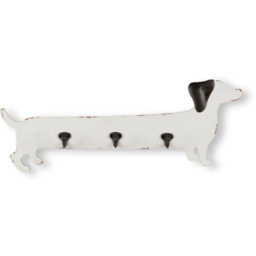 Art for the Home Four Legged Friend Metal Wall Art - White - thumbnail 2