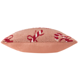 Candy Canes Tufted Polyester Filled Cushion 45 x 45cm - Pink/Red - thumbnail 4